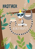 brother birthday jungle animals design